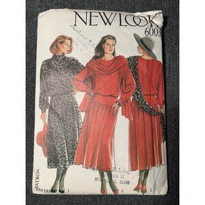 New Look Misses Dress Sewing Pattern sz 8-18 6003 - uncut